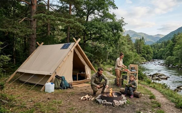 Le camping nature : un séjour éco‑responsable à vivre